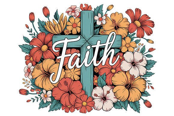 Boho Christian PNG: Faith T-Shirt Designs