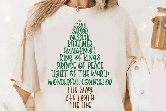 Christian Christmas SVG for T-Shirt Designs