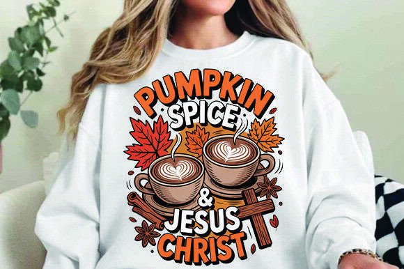 Christian Fall PNG & Thanksgiving PNG T-Shirt Designs
