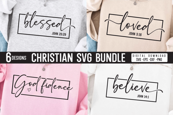 Christian SVG Bundle: Faith & Jesus Designs for T-Shirt Projects