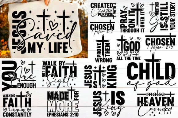 Christian SVG Bundle for T-Shirt Designs