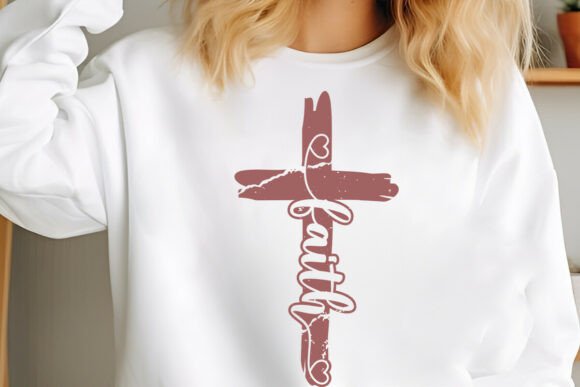 Faith Cross SVG: Religious SVG for T-Shirt Designs