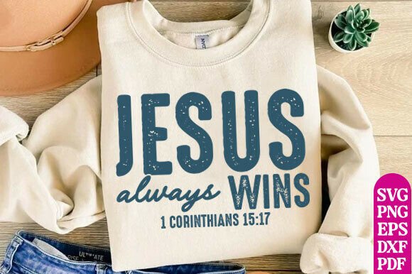 God Always Wins Design Svg, Christian