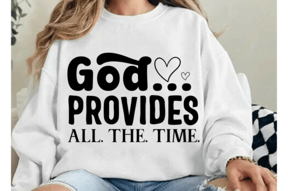 God Provides SVG: Christian T-Shirt Designs