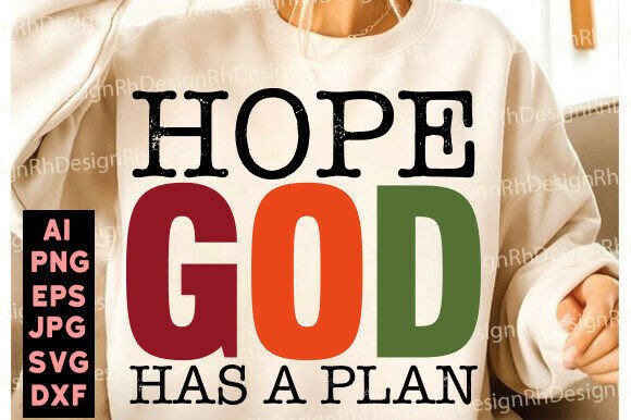 Hope SVG PNG Christian Svg for T-Shirt Designs