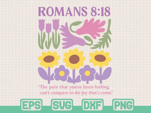 Romans 8:18 SVG for T-Shirt Designs